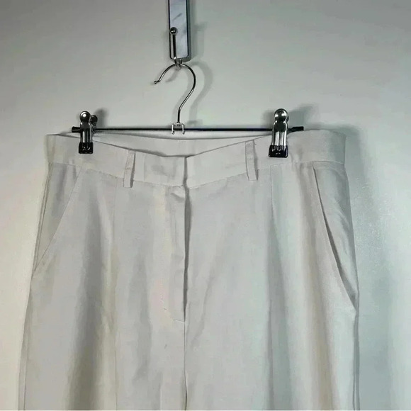 Torn By Ronny Kobo White Effie Wide Leg Pant - Picture 4 of 10